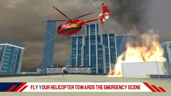 消防直升机救援行动